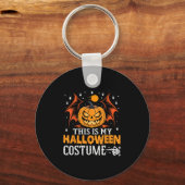 Dit is mijn grappige pompoen Halloween kostuum Sleutelhanger (Voorkant)