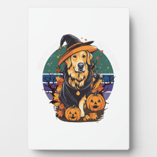 Dit is mijn griezelige honden vader kostuum Hallow Fotoplaat
