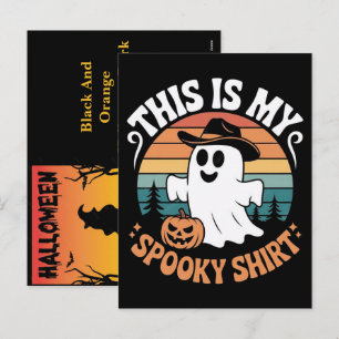 Dit Is Mijn Griezige Shirt Halloween 2026 Feestdagenkaart