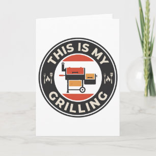 Dit Is Mijn Grill Grappig BBQ Kookfeest Humor Ontw Kaart