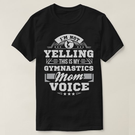 Dit is mijn Gymnastiek mama Voice Funny Gymnastiek T-shirt (Design voorkant)