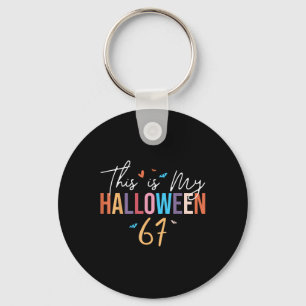 Dit is mijn Halloween 67 Grappige Zes Zeven Meme G Sleutelhanger