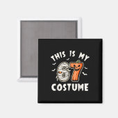 Dit is mijn Halloween 67 kostuum nummer 6 7 meme Magneet (Voorkant / Achterkant)