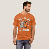 Dit is mijn Halloween 67 kostuum nummer 6 7 meme T-shirt (Voorkant volledig)
