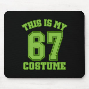Dit is mijn Halloween 67 kostuum sport humor gen Muismat