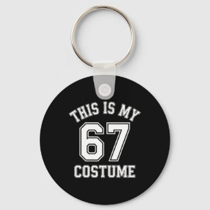 Dit is mijn Halloween 67 kostuum sport humor gen  Sleutelhanger