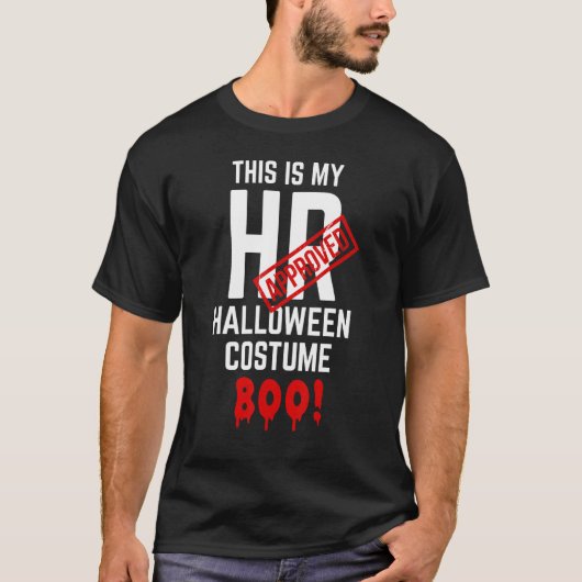 Dit is mijn Halloween Costume Boo HR T-shirt (Voorkant)