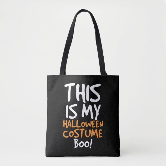 Dit is mijn Halloween Costume Boo Tote Bag (Voorkant)