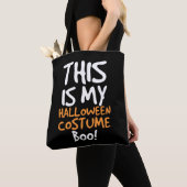 Dit is mijn Halloween Costume Boo Tote Bag (Dichtbij)