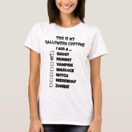 Dit is mijn Halloween Costume - Check Mark Mummy T-shirt