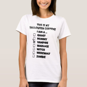 Dit is mijn Halloween Costume - Check Mark Vampire T-shirt