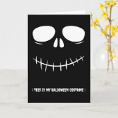 Dit is mijn Halloween Costume Funny Halloween Kind Kaart (Gele Bloem)