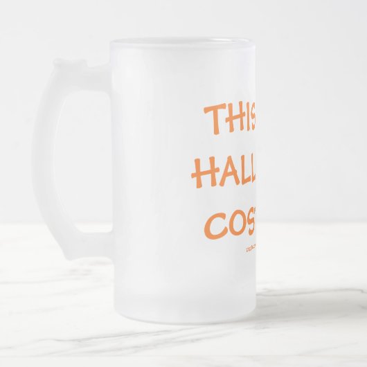 DIT IS MIJN HALLOWEEN COSTUME! MATGLAS BIERPUL (Links)