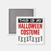 Dit is mijn Halloween Costume Spiders Bats Magneet (Voorkant / Achterkant)