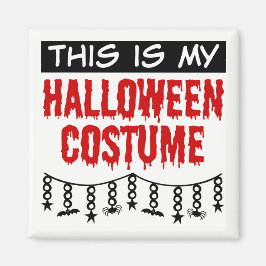 Dit is mijn Halloween Costume Spiders Bats Magneet