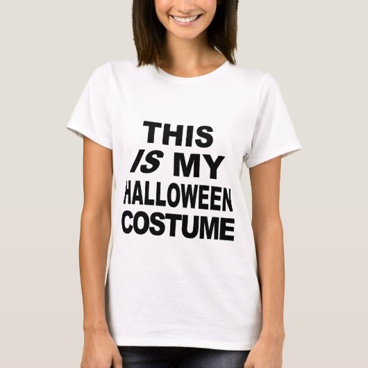 Dit is mijn Halloween Costume T shirten T-shirt (Voorkant)