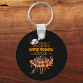 Dit is mijn Halloween Dialyse Technician kostuum D Sleutelhanger (Voorkant)