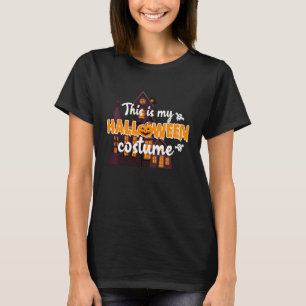 Dit is mijn Halloween-kleding jongenmeisje eng tru T-shirt