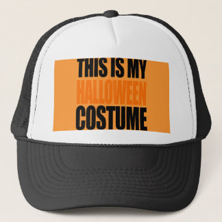 DIT IS MIJN HALLOWEEN KOSTUOM (oranje) Trucker Pet