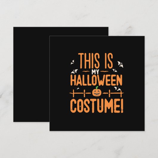 Dit is mijn halloween kostuum (Voorkant / Achterkant)