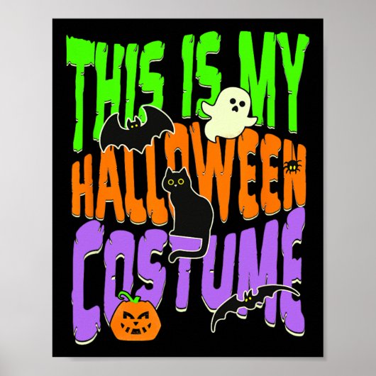 Dit is mijn Halloween kostuum1 Poster (Voorkant)
