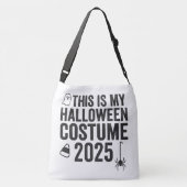 Dit is mijn Halloween kostuum 2025 Crossbody Tas (Achterkant)