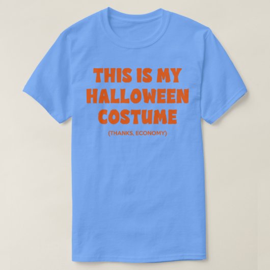 Dit is mijn Halloween Kostuum Bedankt Economy T-shirt (Design voorkant)