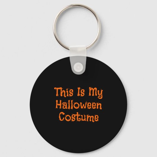 Dit is mijn halloween kostuum - Cool Halloween Sleutelhanger (Voorkant)