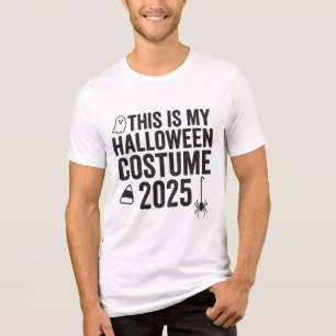 Dit Is Mijn Halloween Kostuum Grappig 2026 Tri-Blend Shirt