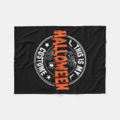 Dit is mijn Halloween-kostuum Grappig Fleece Deken (Voorkant (Horizontaal))