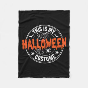 Dit is mijn Halloween-kostuum Grappig Fleece Deken