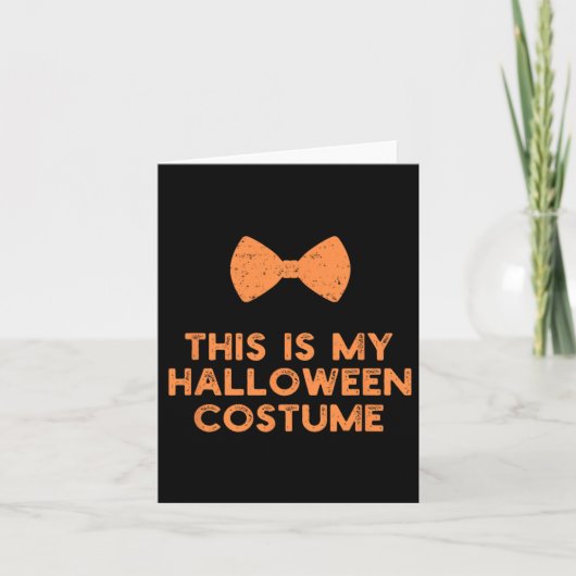 Dit is mijn Halloween kostuum grappig idee Kaart (Voorkant)