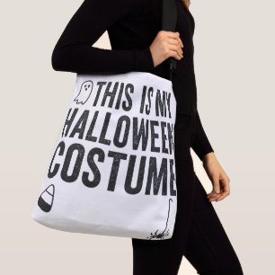 Dit Is Mijn Halloween Kostuum Grappige Geest Humor Crossbody Tas