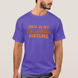 Dit is mijn Halloween kostuum grappige Halloween r T-shirt