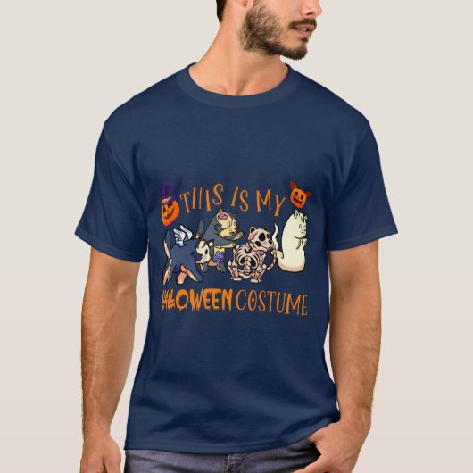 Dit is mijn Halloween kostuum Halloween Kleding jo T-shirt (Voorkant)