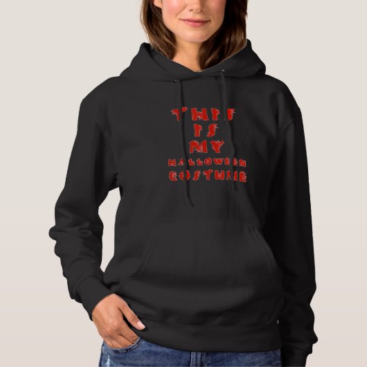 Dit is mijn halloween kostuum hoodie (Voorkant)