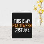 Dit is mijn halloween kostuum kaart (Gele Bloem)