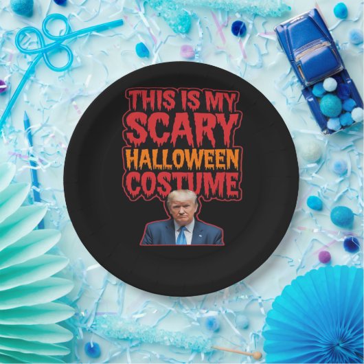 Dit is mijn Halloween kostuum klassieker Papieren Bordje (Feest)
