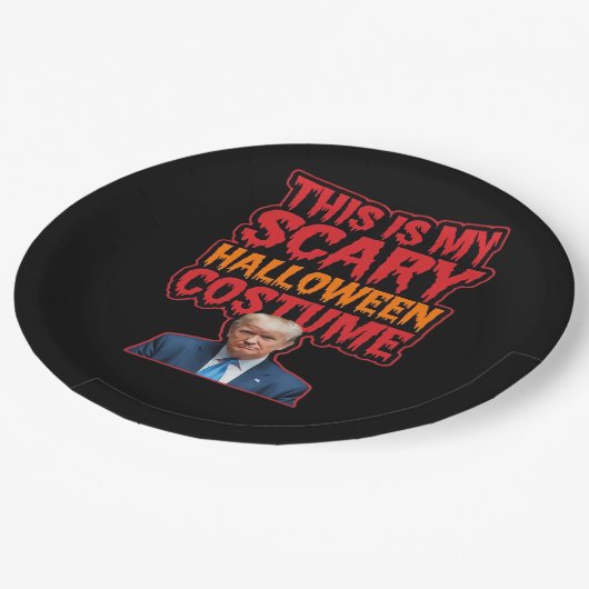 Dit is mijn Halloween kostuum klassieker Papieren Bordje (Gekanteld)
