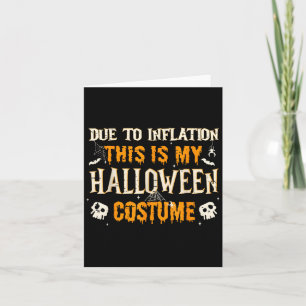 Dit is mijn Halloween kostuum Mannen Vrouwen Grapp Kaart
