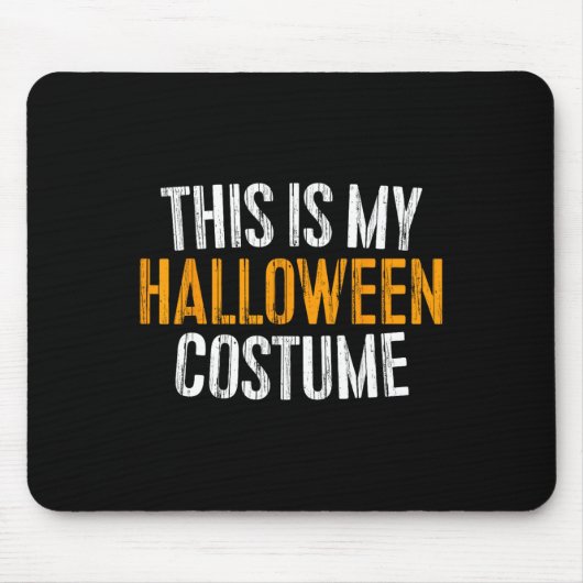Dit is mijn halloween kostuum muismat (Voorkant)