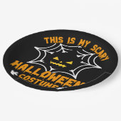 Dit is mijn Halloween-kostuum Papieren Bordje (Gekanteld)