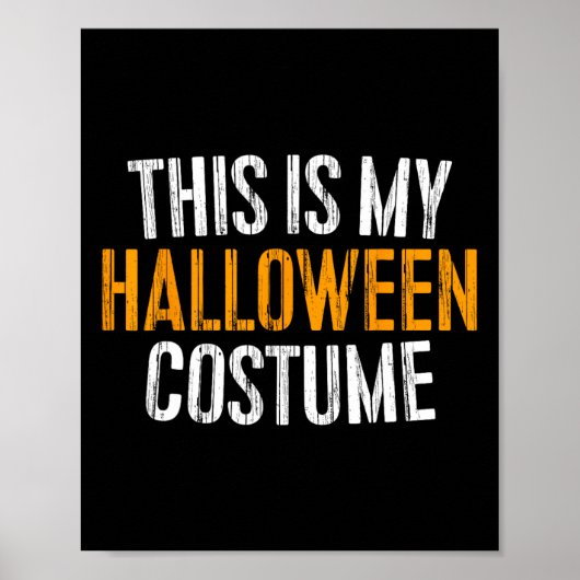 Dit is mijn halloween kostuum poster (Voorkant)