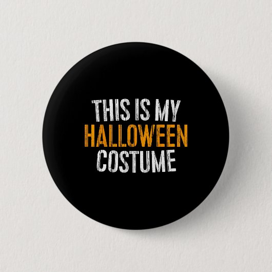 Dit is mijn halloween kostuum ronde button 5,7 cm (Voorkant)