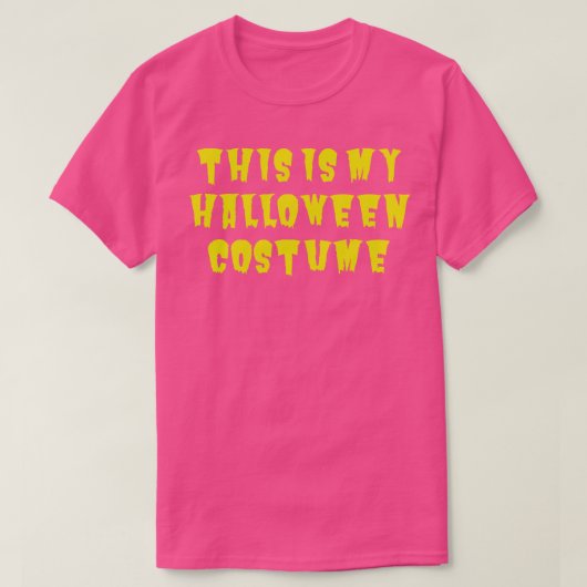 Dit is mijn halloween kostuum t-shirt (Design voorkant)