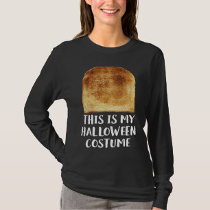 Dit is mijn Halloween-kostuum Toast Bread Vegetari T-shirt