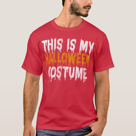 Dit is mijn Halloween Last Minute Halloween meisje T-shirt (Voorkant)