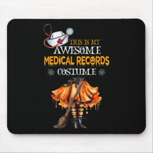 Dit is mijn Halloween Medical Records kostuum arts Muismat