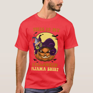 Dit is mijn Halloween pyjama grappige Halloween vr T-shirt