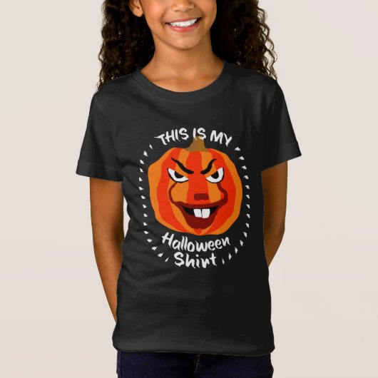 🎃Dit is mijn Halloween-Shirt - Funny Scary Pumpki T-shirt (Voorkant)